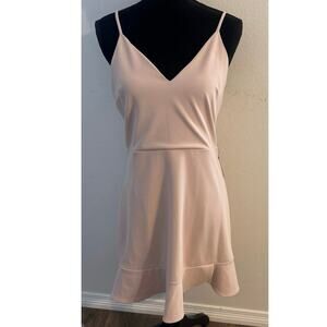 NWT Express Spaghetti Strap Mini Dress Women’s Medium Blush Pink